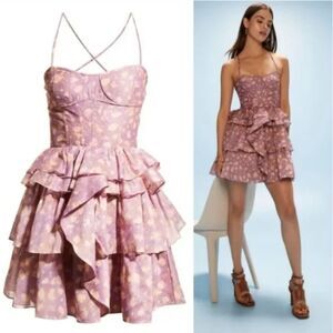 Ulla Johnson Celina Fit-&-Flare Bustier Dress Size 10